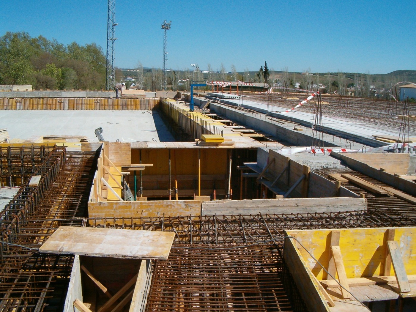 Estructura de una obra en construcción