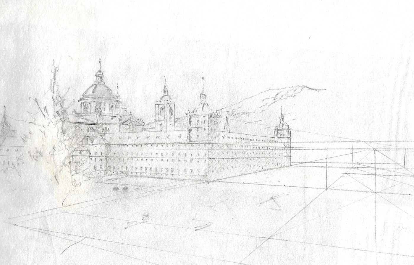 El Escorial — Arquitectura dibujada (3 de 6)