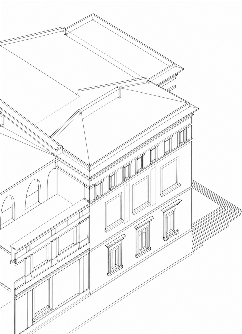 Los Jerónimos — Arquitectura dibujada (5 de 6)