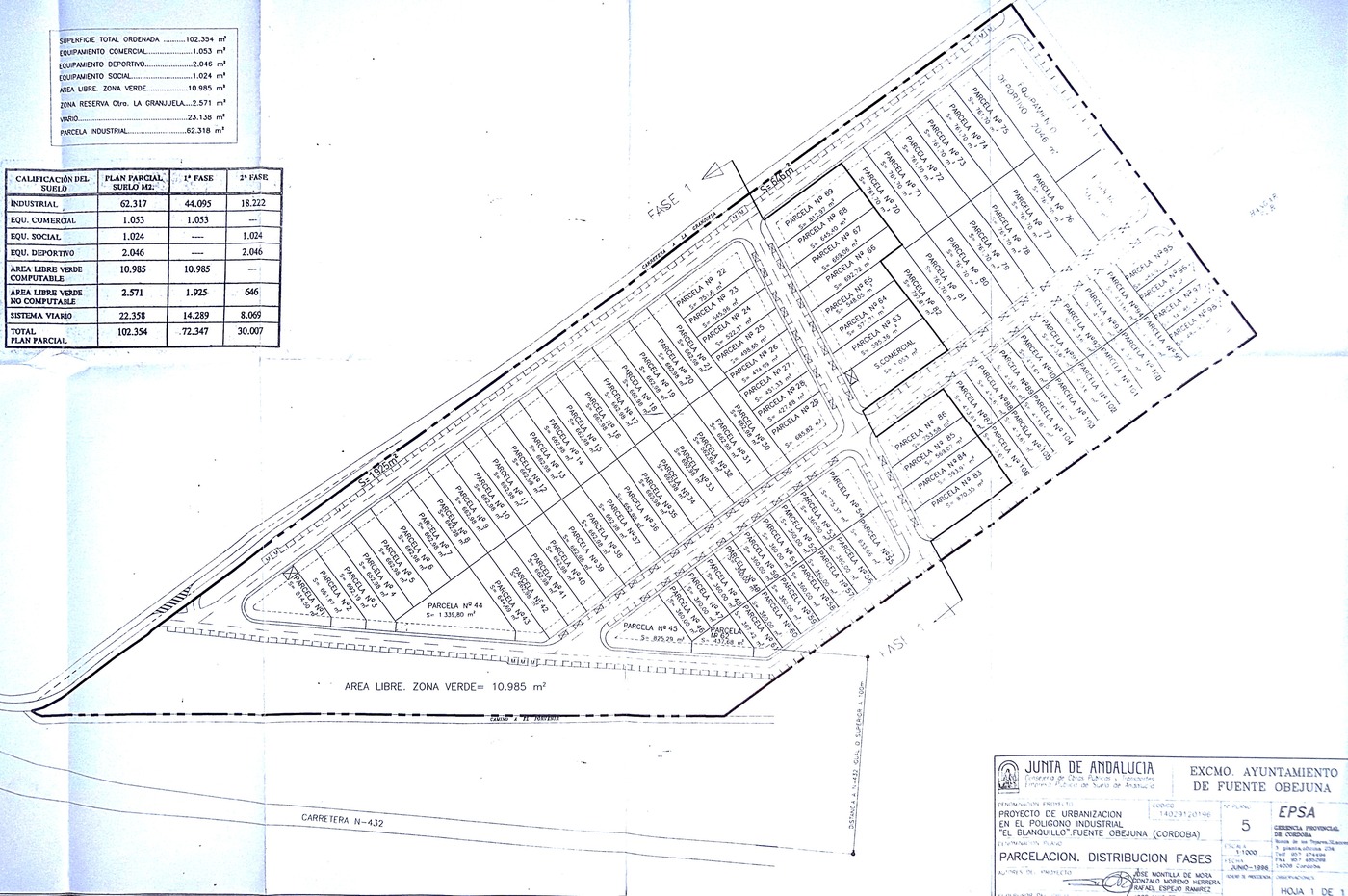 Plan Parcial y Urbanización — Fuente Obejuna, Córdoba (2 de 3)